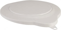 Vikan - 1.5 Gal Polypropylene Pail Lid - White, For Use with 5692 - Exact Tooling
