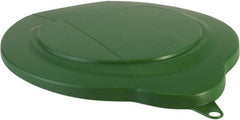 Vikan - 1.5 Gal Polypropylene Pail Lid - Green, For Use with 5689 - Exact Tooling