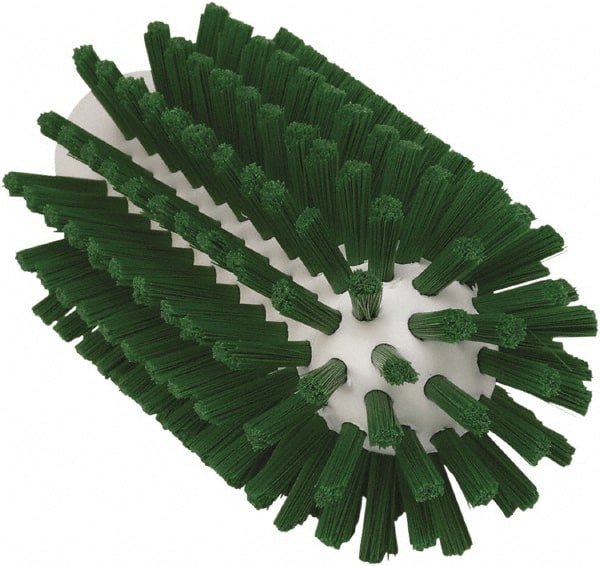 Vikan - 2-1/2" Diam Polyester Tube Brush - 6" OAL, 5-1/4" Head Length, Polypropylene Handle - Exact Tooling