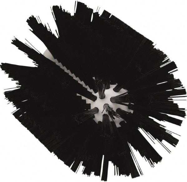 Vikan - 4" Diam Polyester Tube Brush - 6-1/2" OAL, 5-1/4" Head Length, Polypropylene Handle - Exact Tooling