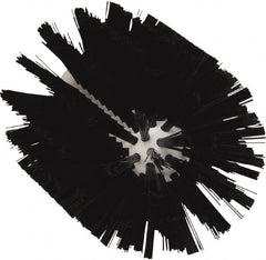 Vikan - 4" Diam Polyester Tube Brush - 6-1/2" OAL, 5-1/4" Head Length, Polypropylene Handle - Exact Tooling