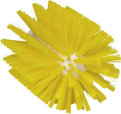 Vikan - 4" Diam Polyester Tube Brush - 6-1/2" OAL, 5-1/4" Head Length, Polypropylene Handle - Exact Tooling