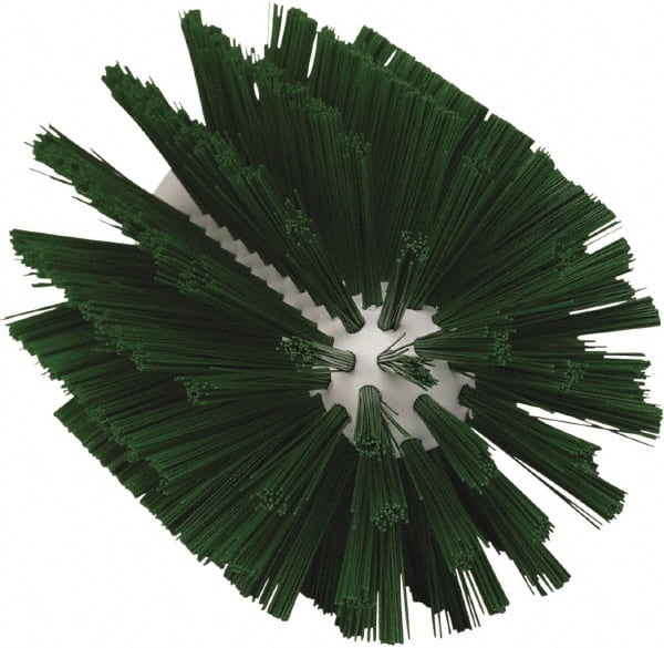 Vikan - 4" Diam Polyester Tube Brush - 6-1/2" OAL, 5-1/4" Head Length, Polypropylene Handle - Exact Tooling