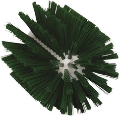 Vikan - 4" Diam Polyester Tube Brush - 6-1/2" OAL, 5-1/4" Head Length, Polypropylene Handle - Exact Tooling