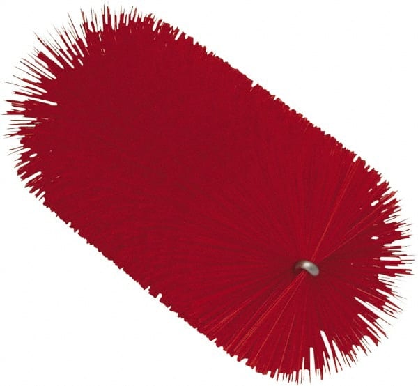 Vikan - 2.3" Diam Polyester Tube Brush - 6-1/4" OAL, 6-1/2" Head Length, Stainless Steel Handle - Exact Tooling