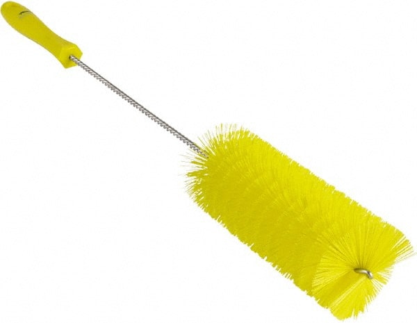 Vikan - 2-3/8" Diam Polyester Valve Brush - 19-5/8" OAL, 5-13/16" Head Length, Polypropylene & Stainless Steel Handle - Exact Tooling