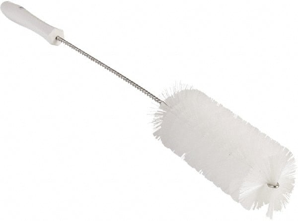 Vikan - 2-3/8" Diam Polyester Valve Brush - 19-5/8" OAL, 5-13/16" Head Length, Polypropylene & Stainless Steel Handle - Exact Tooling