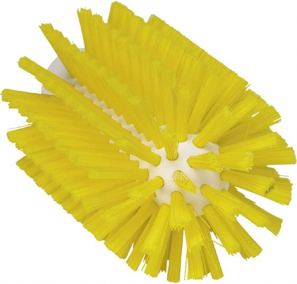Vikan - 3" Diam Polyester Tube Brush - 6" OAL, 5-1/4" Head Length, Polypropylene Handle - Exact Tooling