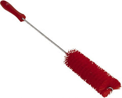 Vikan - 1-5/8" Diam Polyester Valve Brush - 19-5/8" OAL, 5-5/8" Head Length, Polypropylene & Stainless Steel Handle - Exact Tooling