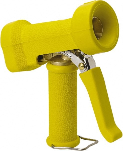 Vikan - Garden Hose Trigger Pistol Nozzle - Brass, Stainless Steel, Rubber - Exact Tooling