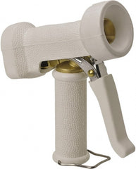 Vikan - Garden Hose Trigger Pistol Nozzle - Brass, Stainless Steel, Rubber - Exact Tooling