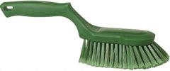 Vikan - 2" Bristle Length, Polyester Wash Brush - 5-13/16" Long x 5" Wide Head, 13-1/2" OAL, Green, Polypropylene Block - Exact Tooling