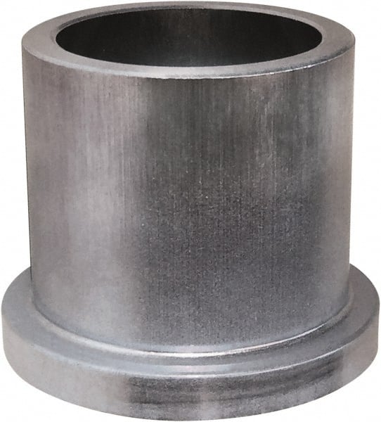 Bunting Bearing - 1-5/8" Inside x 2" Outside Diam, Powdered Metal Flanged Bearing - 2-1/4" Flange Outside Diam, 3/16" Flange Thickness, 2" OAL - Exact Tooling