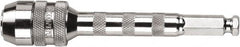 Lenox - 7/16 to 7/16" Tool Diam Compatibility, Hex Shank, Hole Cutting Tool Arbor - 7/16" Min Chuck, Hex Shank Cross Section, Quick-Change Attachment, For Hole Saws 1L, 2L, 3L, Snap-Back 2L - Exact Tooling