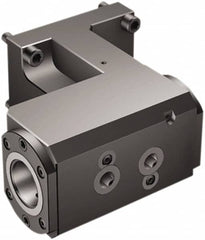 Sandvik Coromant - Right Hand Cut, C5 Modular Connection, Adapter/Mount Lathe Modular Clamping Unit - 50mm Square Shank Diam, 4.803" OAL, Through Coolant - Exact Tooling