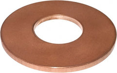 Bunting Bearing - 9/16" Inside x 1-1/4" Outside Diam, 1/16" Thick, Metal Dri-Plane Thrust Bearing - 40,000 Max Pressure x Velocity - Exact Tooling