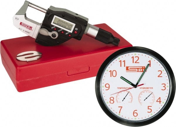 SPI - Carbide-Tipped IP65 Electronic Outside Micrometer - Exact Tooling