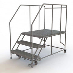 TRI-ARC - Rolling & Wall Mounted Ladders & Platforms Type: Rolling Work Platform Style: Steel Work Platform - Exact Tooling