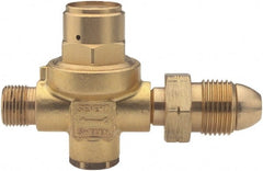 Sievert - 9/16 Male CGA Inlet Connection, Threaded Fitting, 28 Max psi, Propane Welding Regulator - 1/4 Thread, Left Hand Rotation - Exact Tooling