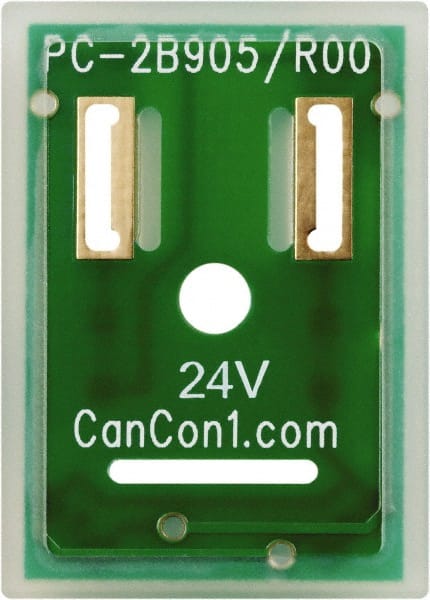 Canfield Connector - Solenoid Valve Interposed Lighted Wafer Indicator Light - Use with DIN Type Coil - Exact Tooling
