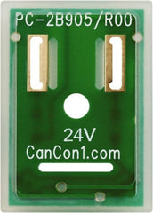 Canfield Connector - Solenoid Valve Interposed Lighted Wafer Indicator Light - Use with DIN Type Coil - Exact Tooling