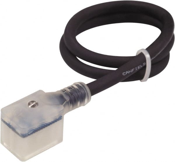 Canfield Connector - Solenoid Valve Connector/Gasket/Cord Assembly - Use with Solenoid Valves - Exact Tooling