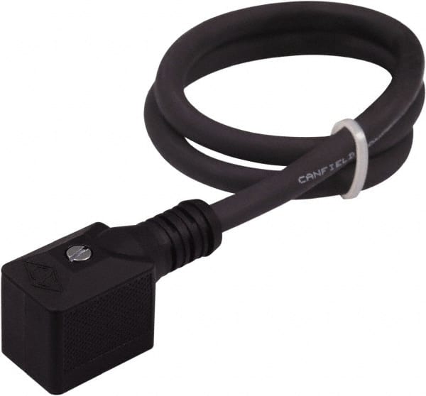 Canfield Connector - Solenoid Valve Connector/Gasket/Cord Assembly - Use with Solenoid Valves - Exact Tooling