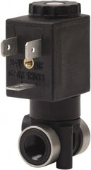 Spartan Scientific - 1/8" NPT Port, 2 Way, 2 Position, Composite Solenoid Valve - Normally Closed, Viton Seal - Exact Tooling