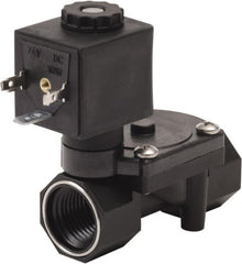 Spartan Scientific - 1/4" NPT Port, 2 Way, 2 Position, Glass Filled Nylon Solenoid Valve - Normally Closed, Viton Seal - Exact Tooling