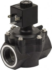 Spartan Scientific - 3/4" NPT Port, 2 Way, 2 Position, Composite Solenoid Valve - Normally Closed, Viton Seal - Exact Tooling