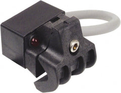Canfield Connector - Air Cylinder Reed Switch, MOV, LED, 2 Wire - For 2 to 6" Air Cylinders, Use with Tie-Rod Cylinders - Exact Tooling