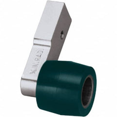 Dynabrade - 1" Wide Contact Wheel Assembly Arm - 18" Belt Length x 1" Belt Width, Flat, Urethane, 70" Contact Wheel Diam - Exact Tooling