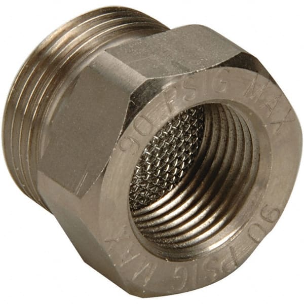 Dynabrade - Air Right-Angle Sander Inlet Bushing - Use with 52655, Includes (2) Screens - Exact Tooling