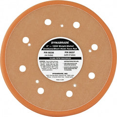 Dynabrade - 6" Diam Disc Backing Vacuum Replacement Pad - Medium Density, 12,000 RPM - Exact Tooling
