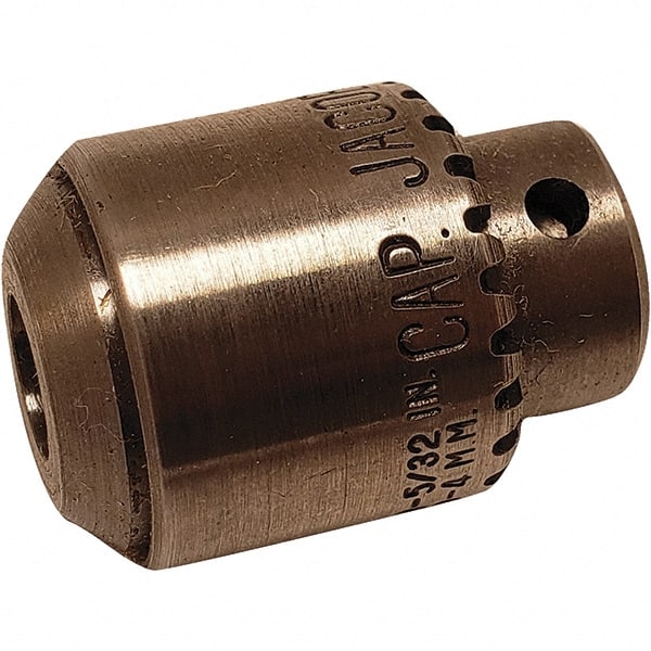 Dynabrade - 5/16-24, 5/32" Max Capacity, Threaded Mount Drill Chuck - Keyed - Exact Tooling