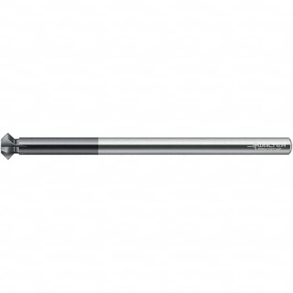 Walter-Prototyp - 0.016" Cutter Head Diam, 3.937" OAL, Right Hand Back Chamfer - Exact Tooling