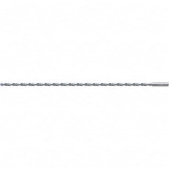 Walter-Titex - 8.3mm 130° 2-Flute Solid Carbide Extra Length Drill Bit - Exact Tooling