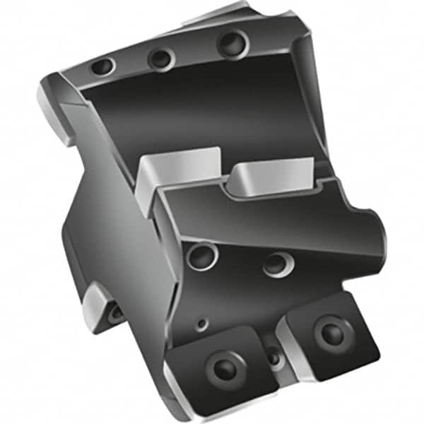 Walter - 80mm Cut Diam, 24mm OAL, Indexable Square Shoulder End Mill - 0° Lead Angle, Through Coolant, Series F2238C.CE - Exact Tooling