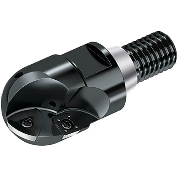 Walter - 50mm Cut Diam, 46mm Max Depth of Cut, 45mm Shank Diam, 105mm OAL, Indexable Ball Nose End Mill - 8,900 Max RPM - Exact Tooling