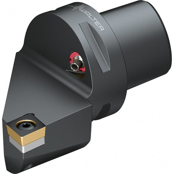 Walter - 95° Lead Angle, Indexable Turning Toolholder - 90mm OAL, Series SCLC-CAPTO-AUSSEN - Exact Tooling
