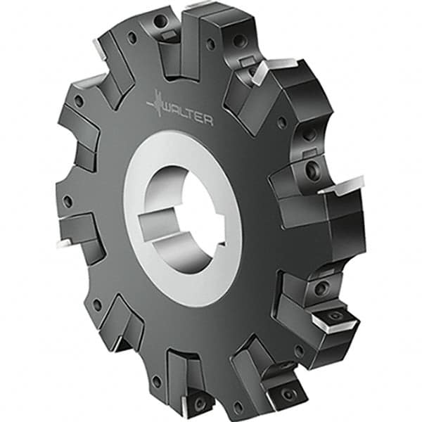 Walter - 0.551" Cutting Width, 160mm Cutter Diam, Indexable Slotting Cutter - Exact Tooling