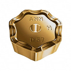 Walter - D27 Grade WKK25S Milling Insert - 5.8mm Thick, 14.5mm Inscribed Circle, 0.8mm Corner Radius - Exact Tooling