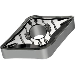 Walter - DNMG FM5 Grade WSM20S Turning Insert - TiAlN+Al2O3+(Al) Finish, 55° Rhombic, 9.53mm Inscr Circle, 4.76mm Thick, 0.8mm Corner Radius - Exact Tooling
