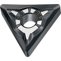 Walter - TNMG MS3 Grade WSM01 Turning Insert - TiAlN+Al2O3+(ZrN) Finish, 60° Triangle, 12.7mm Inscr Circle, 4.76mm Thick, 0.4mm Corner Radius - Exact Tooling