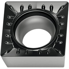 Walter - SCMT RM4 Grade WSM20S Turning Insert - TiAlN+Al2O3+(Al) Finish, 90° Square, 12.7mm Inscr Circle, 4.76mm Thick, 0.8mm Corner Radius - Exact Tooling