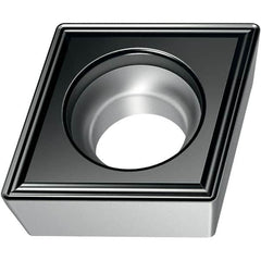 Walter - CCMT FP6 Grade WPP20S Turning Insert - TiCN+Al2O3+(TiCN) Finish, 80° Rhombic, 9.53mm Inscr Circle, 3.97mm Thick, 0.4mm Corner Radius - Exact Tooling