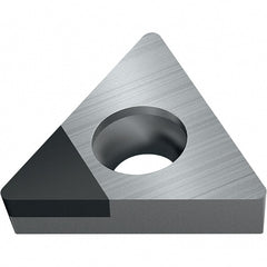 Walter - TCGW FS-1 Grade WDN10 Turning Insert - Polycrystaline Diamond Finish, 60° Triangle, 9.53mm Inscr Circle, 3.97mm Thick, 0.8mm Corner Radius - Exact Tooling