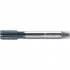 Walter-Prototyp - M16x2.00 DIN 376 6HX 4 Flute TiCN Finish High Speed Steel Straight Flute Machine Tap - Bottoming, Right Hand Thread, 110mm OAL, 25mm Thread Length, Through Coolant - Exact Tooling