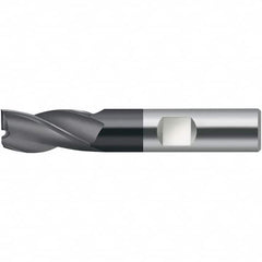 Walter-Prototyp - 7.75mm, 9mm LOC, 8mm Shank Diam, 58mm OAL, 3 Flute, Solid Carbide Square End Mill - TiAlN Finish, 30° Helix, Right Hand Cut, Right Hand Flute, Series MC716-W-3-A - Exact Tooling
