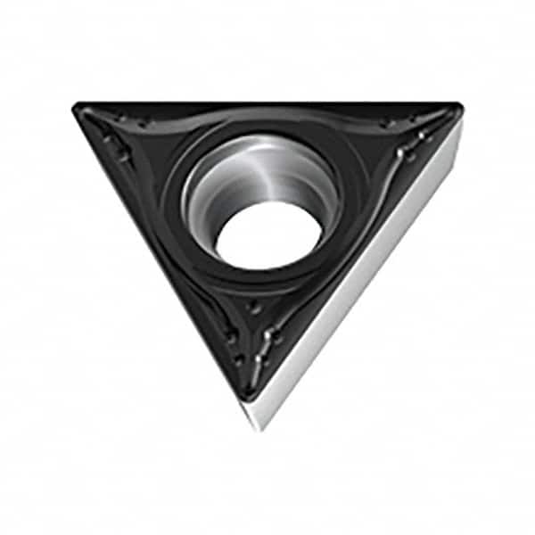 Walter - TCGT MM4 Grade WSM20S Turning Insert - TiAlN+Al2O3+(Al) Finish, 60° Triangle, 5.56mm Inscr Circle, 2.38mm Thick, 0.4mm Corner Radius - Exact Tooling